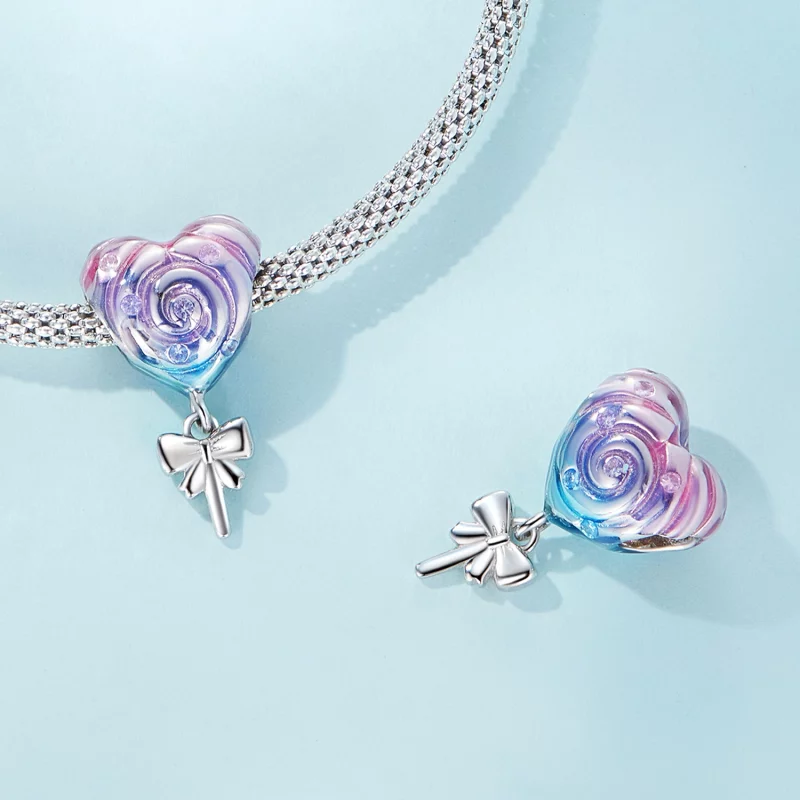 (image pour) Charm de sucette arc-en-ciel style Pandora - SCC2391 - Afficher 4