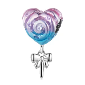 (image pour) Charm de sucette arc-en-ciel style Pandora - SCC2391