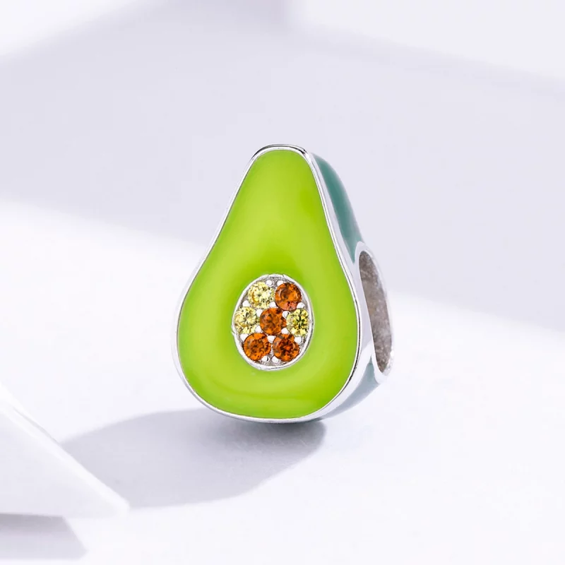 (image pour) Charm en forme d'avocat de style Pandora - BSC129 - Afficher 2