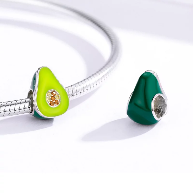 (image pour) Charm en forme d'avocat de style Pandora - BSC129 - Afficher 3