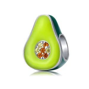 Charm en forme d'avocat de style Pandora - BSC129 (image pour) Charm en forme d'avocat de style Pandora - BSC129