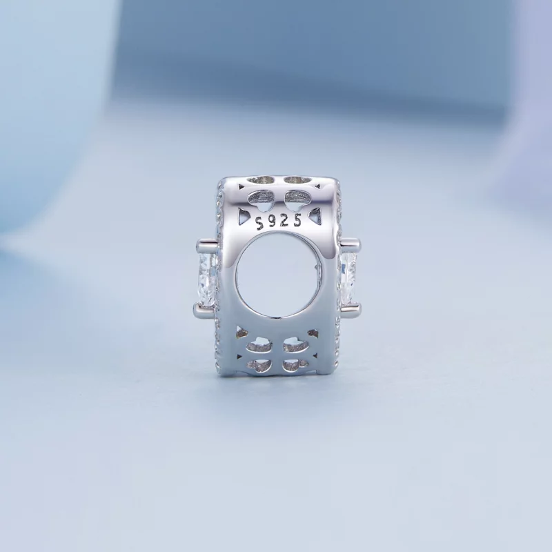 (image pour) Charm en forme de cœur scintillant de style Pandora - BSC662 - Afficher 3