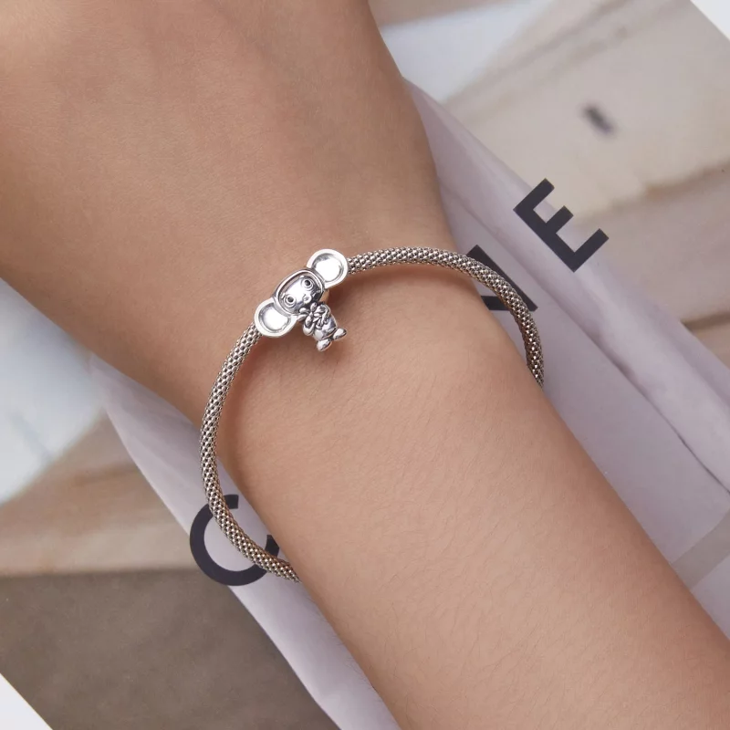 (image pour) Charm en forme de singe aux grandes oreilles de style Pandora - SCC2387 - Afficher 6