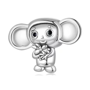 Charm en forme de singe aux grandes oreilles de style Pandora - SCC2387 (image pour) Charm en forme de singe aux grandes oreilles de style Pandora - SCC2387