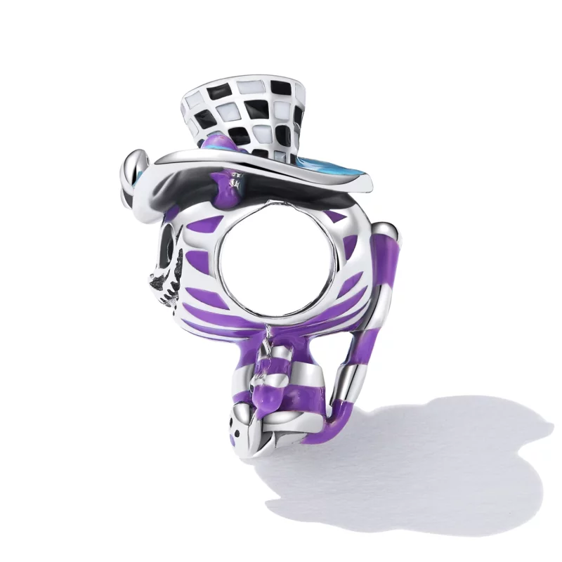 (image pour) Charm en style Pandora avec chat magique - SCC2242 - Afficher 3