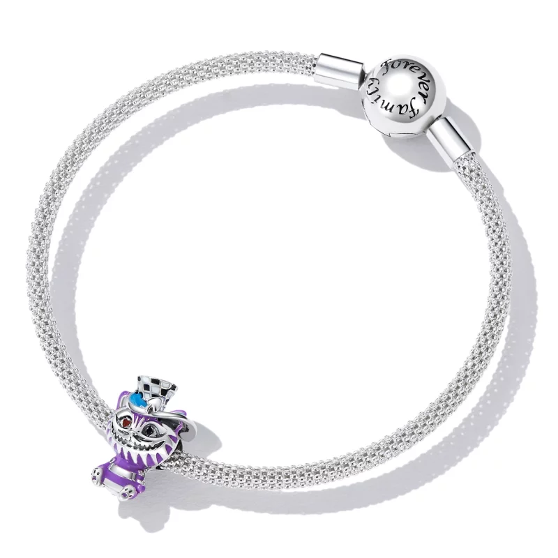 (image pour) Charm en style Pandora avec chat magique - SCC2242 - Afficher 5