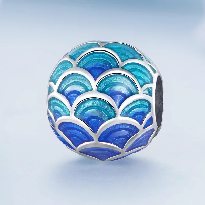 (image pour) Charm en style Pandora avec des écailles de dragon - BSC683 - Afficher 2