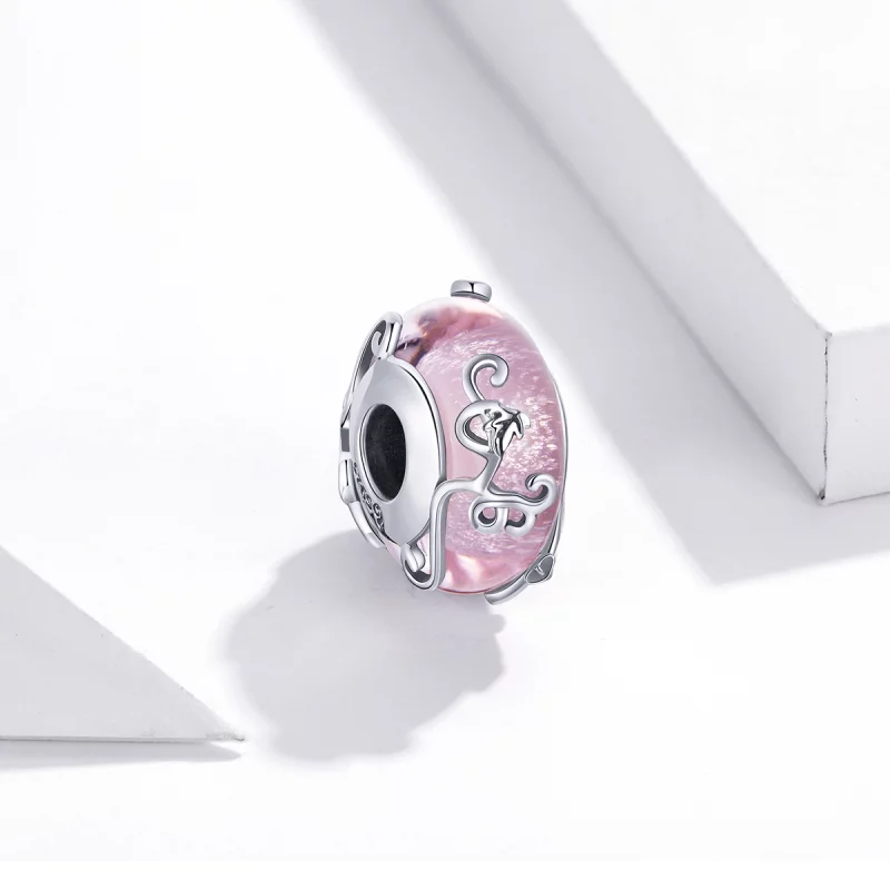 (image pour) Charm en verre brillant de style Pandora - BSC409 - Afficher 2