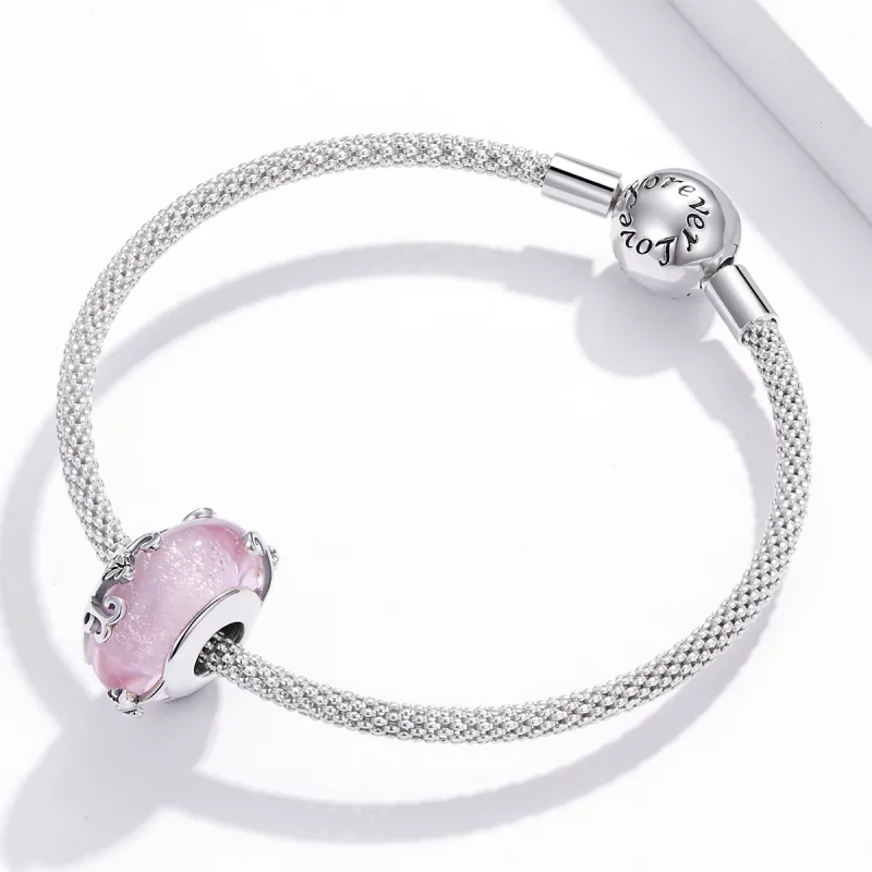 (image pour) Charm en verre brillant de style Pandora - BSC409 - Afficher 3