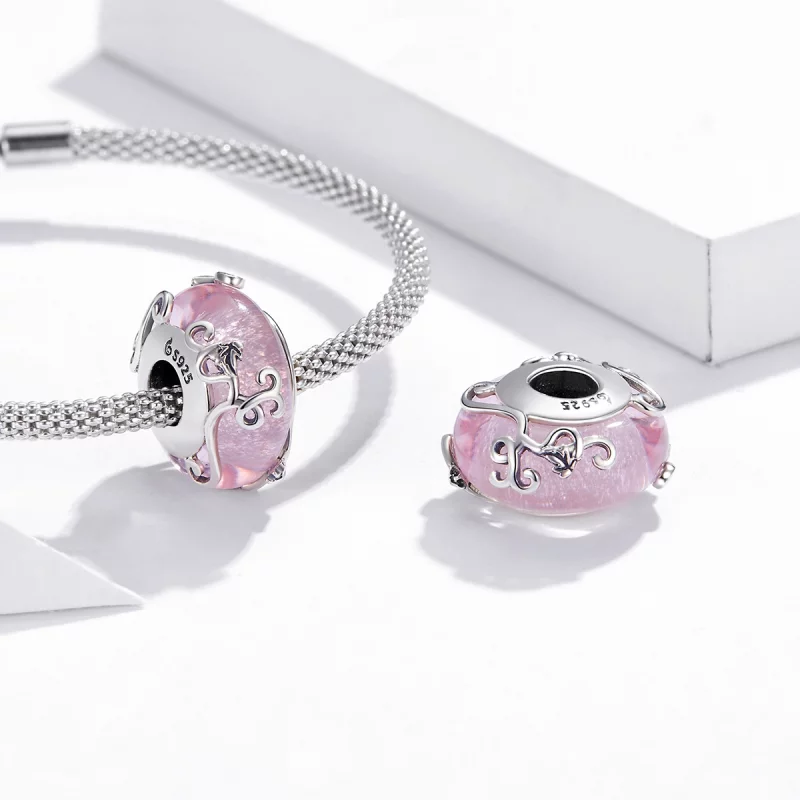 (image pour) Charm en verre brillant de style Pandora - BSC409 - Afficher 4