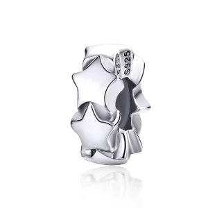 (image pour) Charm espaceur Style PANDORA Ciel étoilé - SCC1169