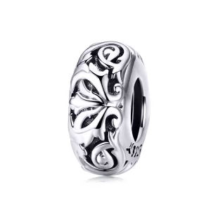 (image pour) Charm espaceur Style PANDORA Fleur Vintage - SCC1139