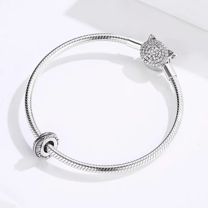 (image pour) Charm espaceur Style PANDORA La plume - SCC1236 - Afficher 5