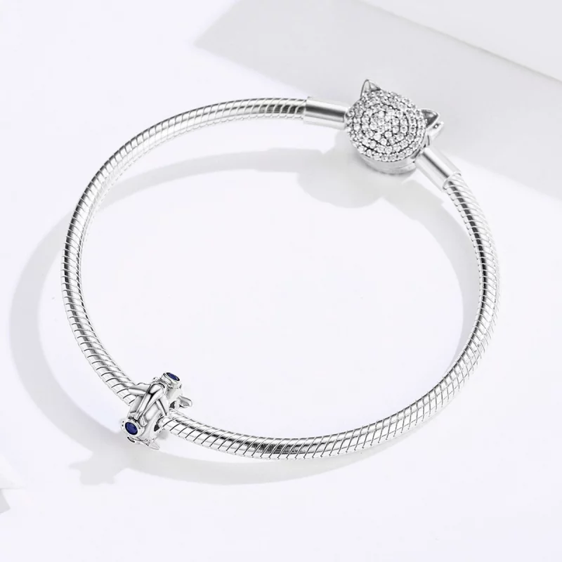 (image pour) Charm espaceur Style PANDORA lointain - SCC1235 - Afficher 5