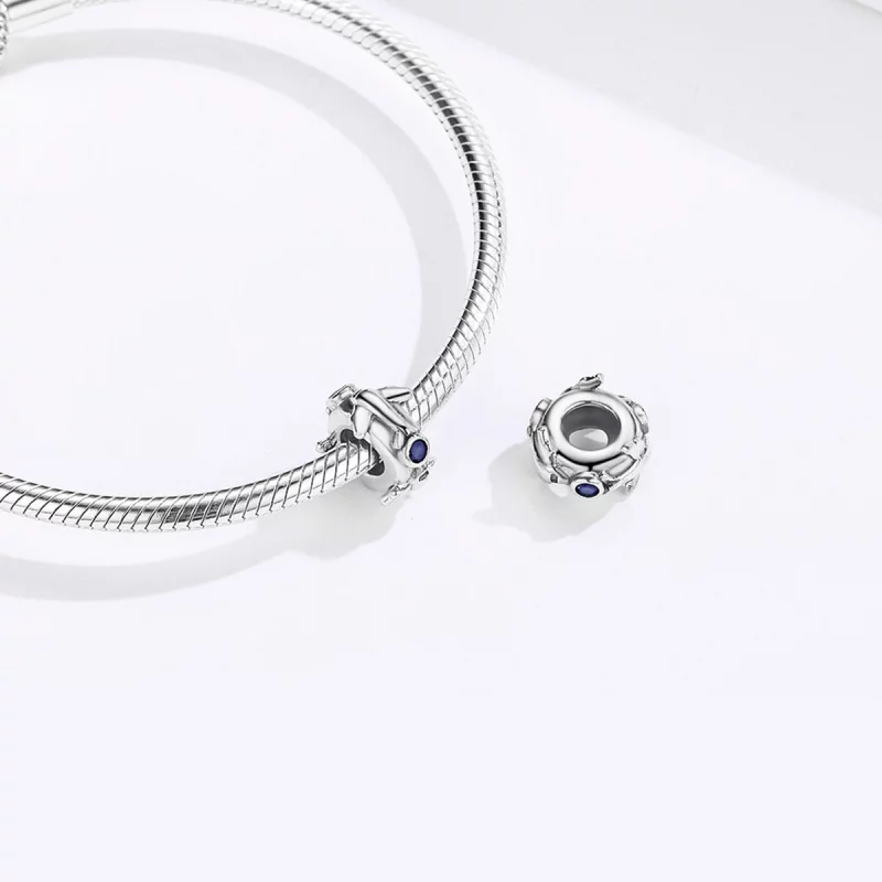 (image pour) Charm espaceur Style PANDORA lointain - SCC1235 - Afficher 6