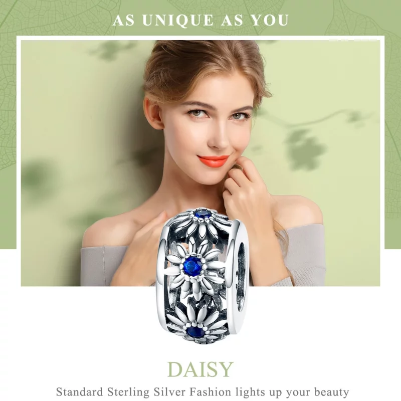 (image pour) Charm espaceur Style PANDORA Marguerite - SCC1118 - Afficher 2