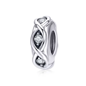(image pour) Charm espaceur Style PANDORA Scintillait - SCC1153