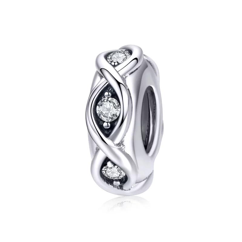 (image pour) Charm espaceur Style PANDORA Scintillait - SCC1153