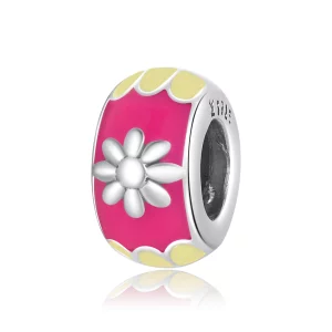 (image pour) Charm espaçeur de style Pandora avec couleur - SCC2120