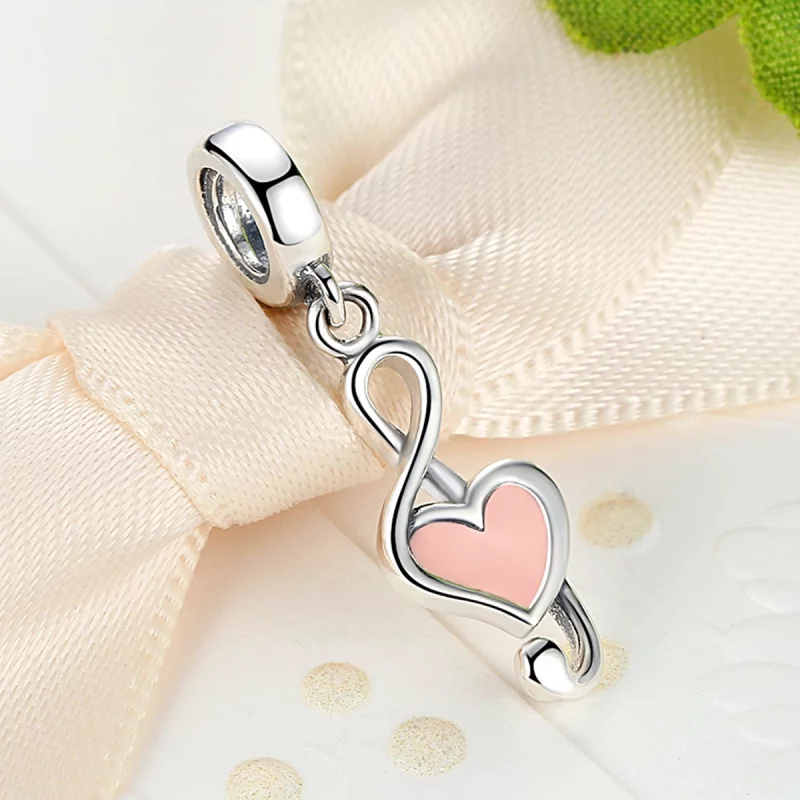 (image pour) Accessoire Pandora Style Note de Musique en Argent 925 avec Zirconium - SCC110 - Afficher 5