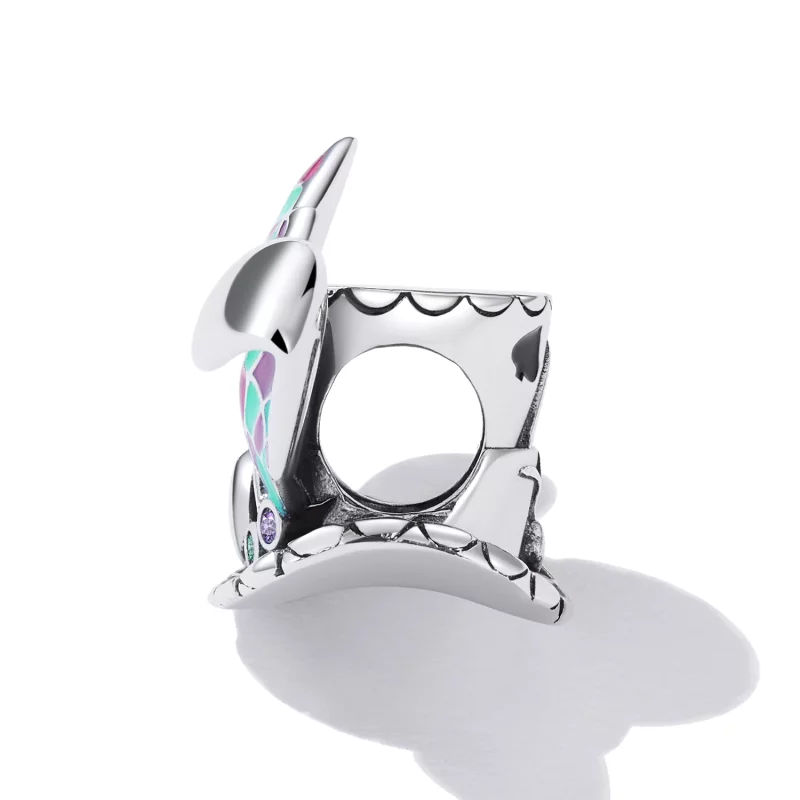 (image pour) Charm Pandora de style oreilles de lapin avec chapeau magique - SCC2243 - Afficher 3