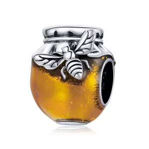 (image pour) Charm Pandora en forme de pot de miel - SCC1914