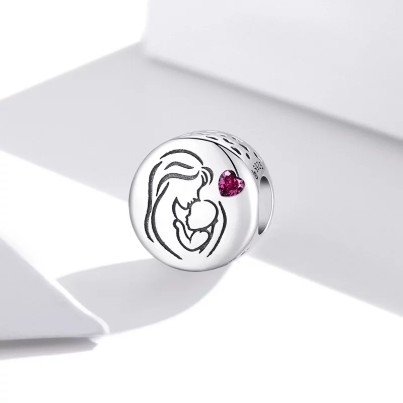 (image pour) Charm Pandora Style Amour Maternel - BSC493 - Afficher 2