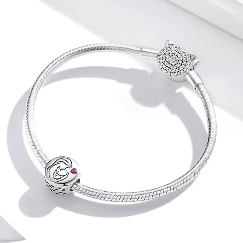 (image pour) Charm Pandora Style Amour Maternel - BSC493 - Afficher 3