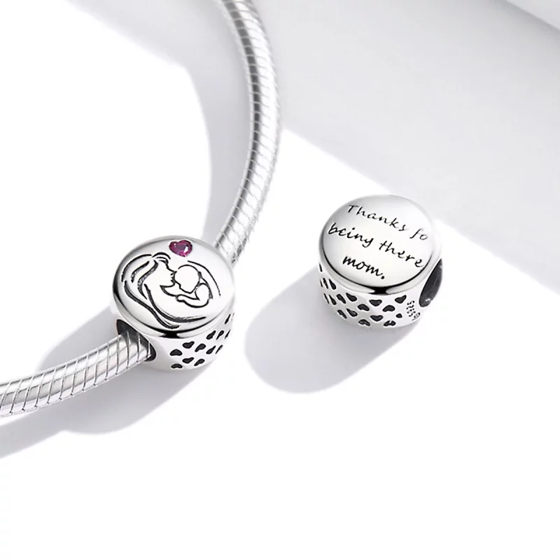 (image pour) Charm Pandora Style Amour Maternel - BSC493 - Afficher 4