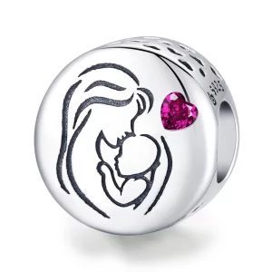 (image pour) Charm Pandora Style Amour Maternel - BSC493