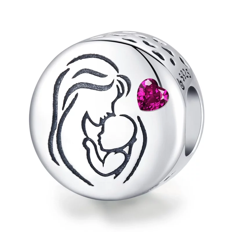 (image pour) Charm Pandora Style Amour Maternel - BSC493