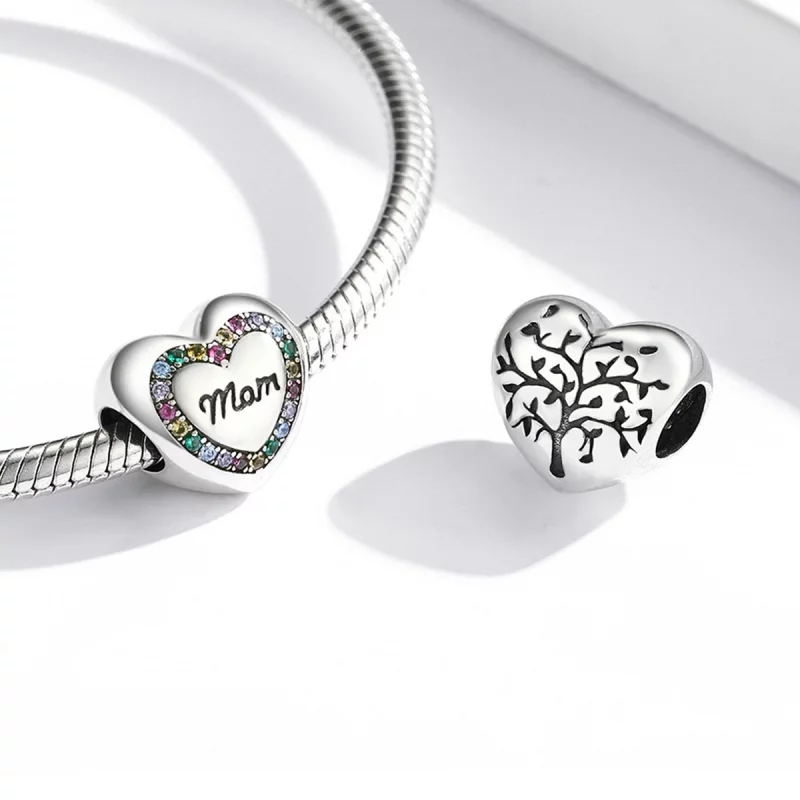 (image pour) Charm Pandora Style Arbre de Vie Amour - BSC567 - Afficher 4