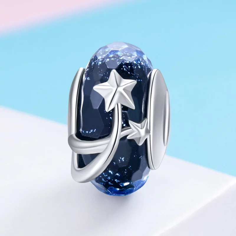 (image pour) Charm Pandora Style Ciel Nocturne de Fin d'Automne - SCC861 - Afficher 2