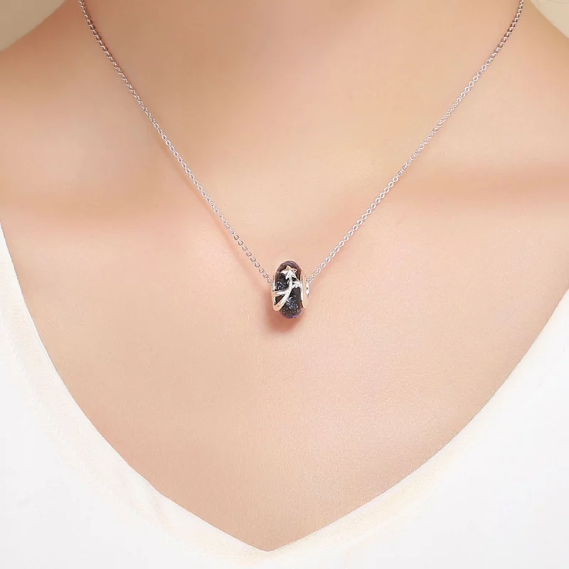(image pour) Charm Pandora Style Ciel Nocturne de Fin d'Automne - SCC861 - Afficher 5