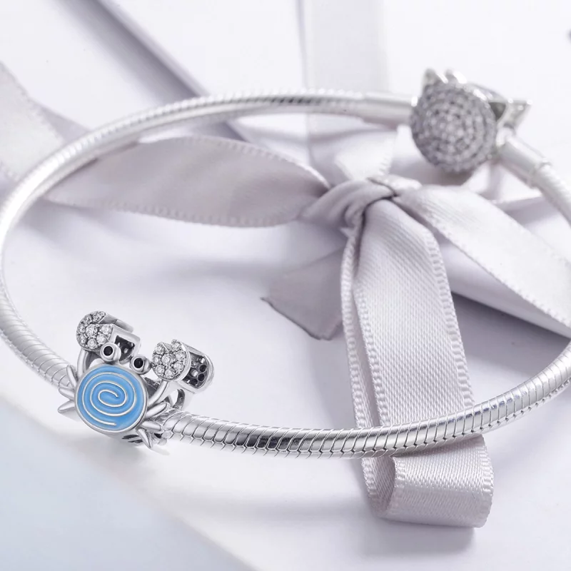(image pour) Charm Pandora Style Drôle de Crabe - SCC682 - Afficher 4