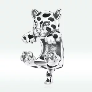 (image pour) Charm Pandora Style Drôle Petit Charmant Guépard - BSC556