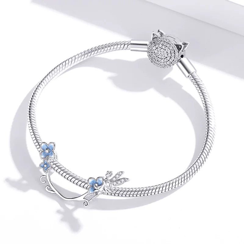 (image pour) Charm Pandora Style Esprit Fleur - BSC391 - Afficher 3