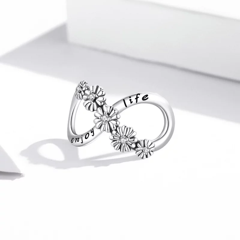 (image pour) Charm Pandora Style Fleurs Infinies - SCC2099 - Afficher 2