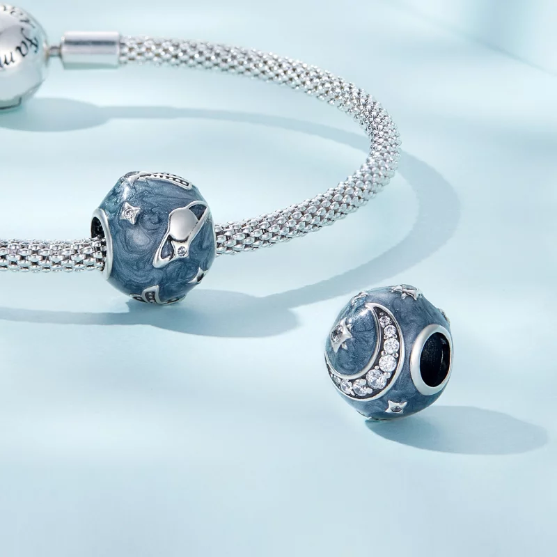 (image pour) Charm Pandora Style Galaxie Étoilée - SCC2368 - Afficher 5