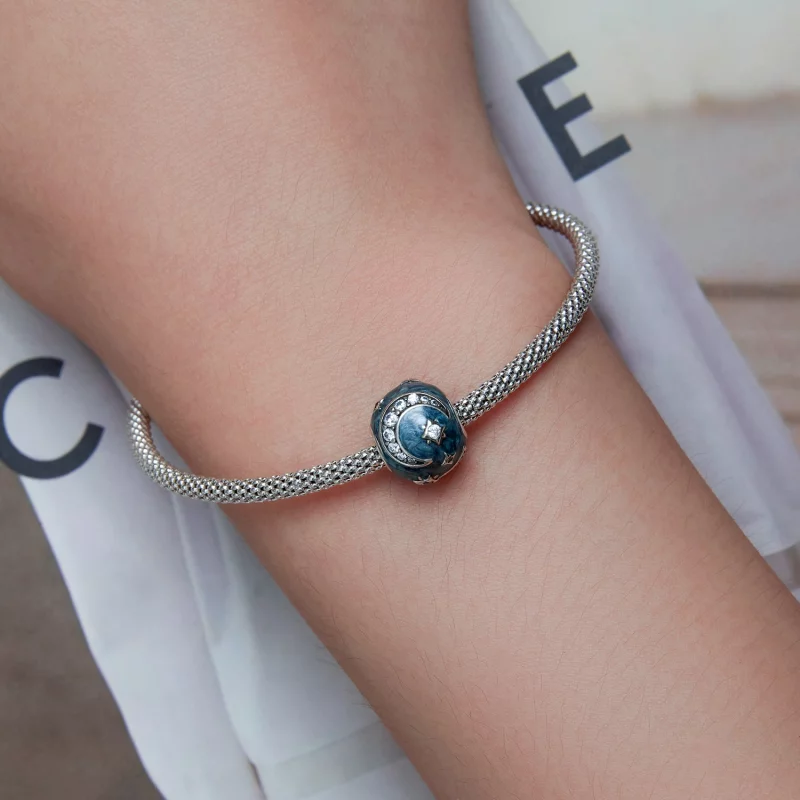 (image pour) Charm Pandora Style Galaxie Étoilée - SCC2368 - Afficher 6