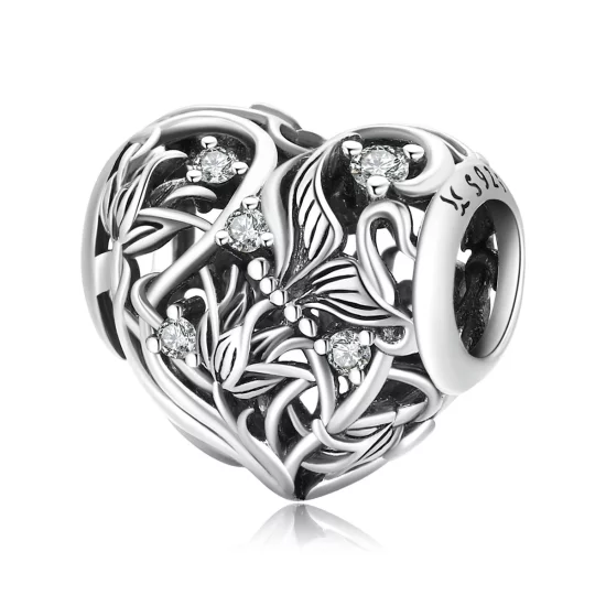 (image pour) Charm Pandora Style Jardin d'Amour - SCC2098