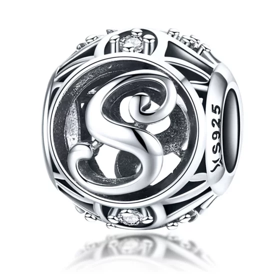 (image pour) Charm Pandora Style Lettre S - SCC738-S