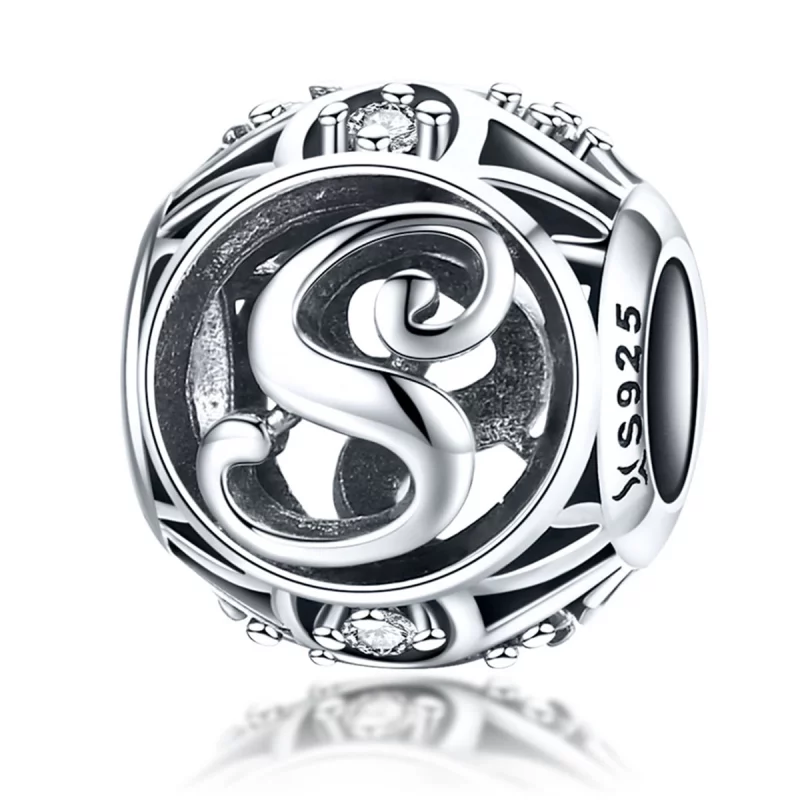 (image pour) Charm Pandora Style Lettre S - SCC738-S