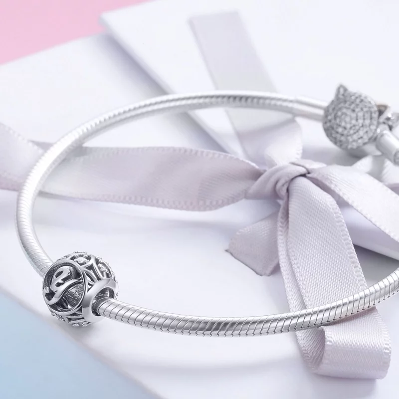 (image pour) Charm Pandora Style Lettre-Y - SCC738-Y - Afficher 4