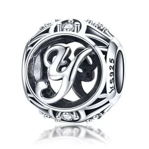 (image pour) Charm Pandora Style Lettre-Y - SCC738-Y