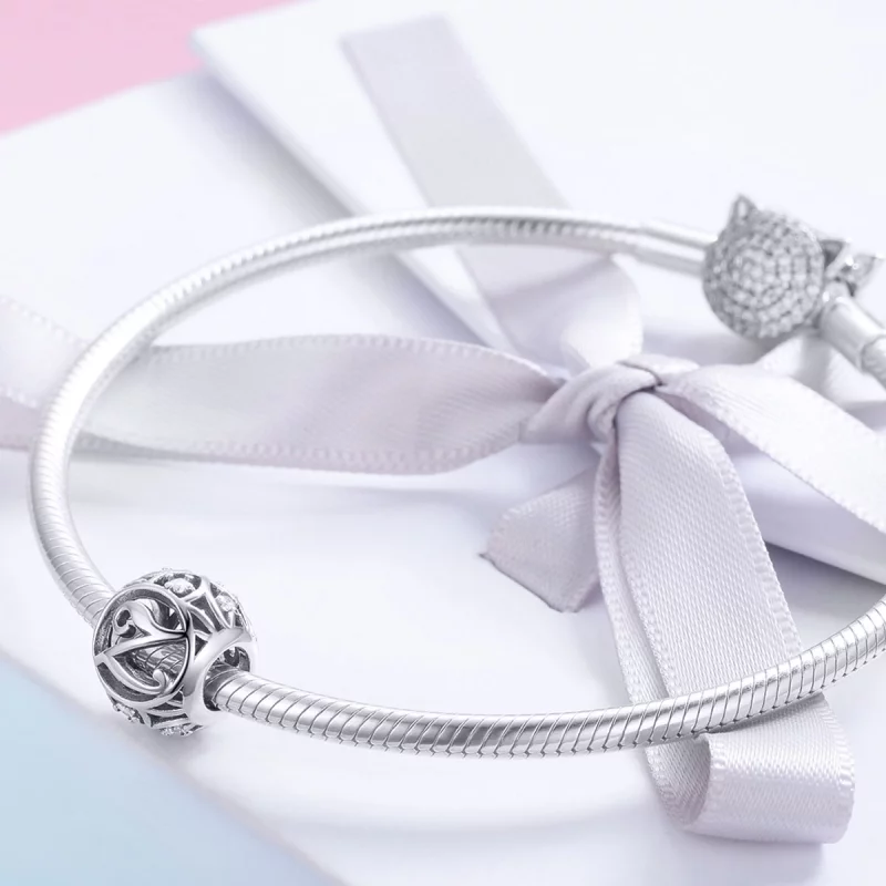 (image pour) Charm Pandora Style Lettre-Z - SCC738-Z - Afficher 4
