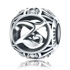 (image pour) Charm Pandora Style Lettre-Z - SCC738-Z