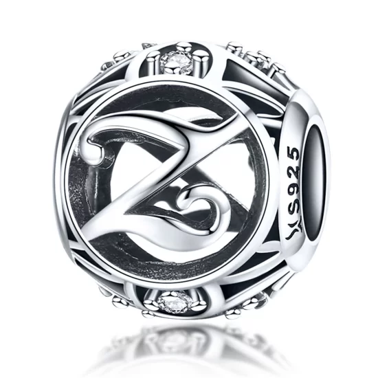 (image pour) Charm Pandora Style Lettre-Z - SCC738-Z
