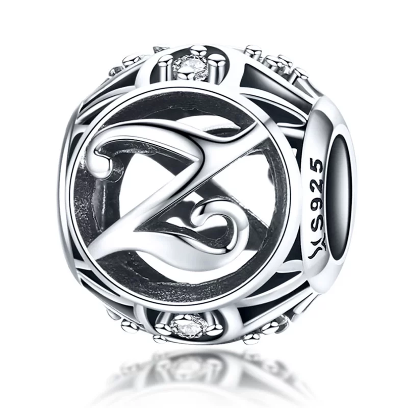 (image pour) Charm Pandora Style Lettre-Z - SCC738-Z
