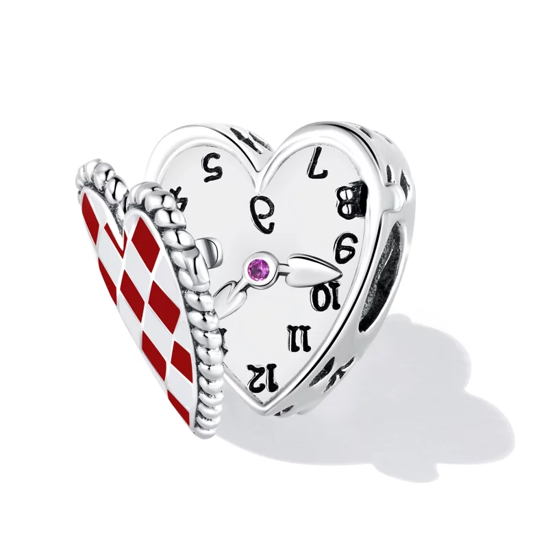 (image pour) Charm Pandora Style Love Clock - SCC2245 - Afficher 2